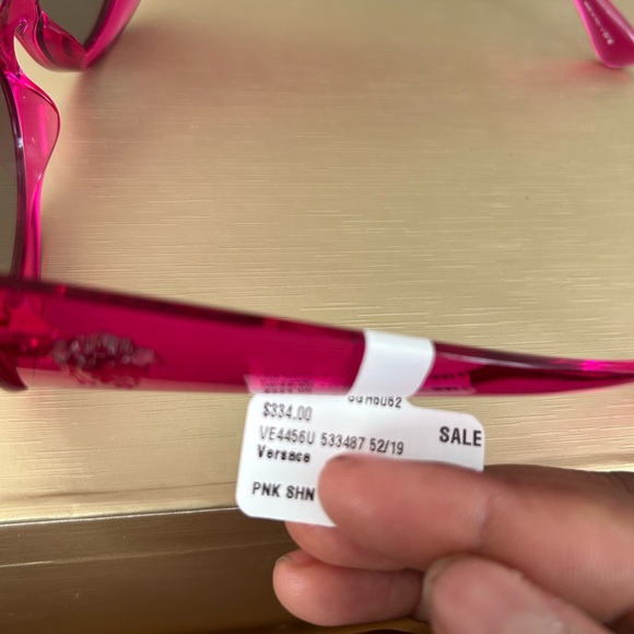 Versace Bold Pink Sunglasses - Picture 3 of 3